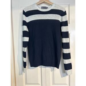 Vince. Striped Crewneck Sweater